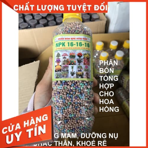 Phân bón NPK 16-16-16 Nhập khẩu Đức Chai 500gr