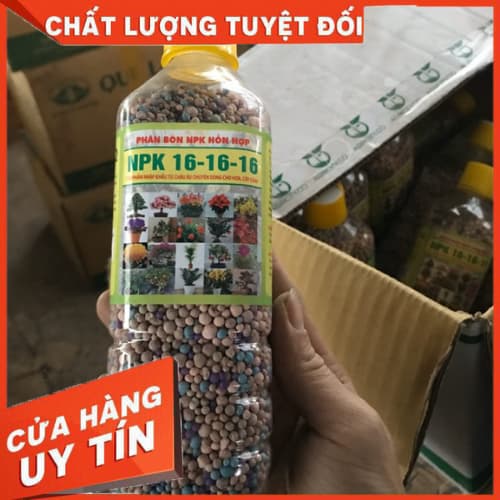 Phân bón NPK 16-16-16 Nhập khẩu Đức Chai 500gr