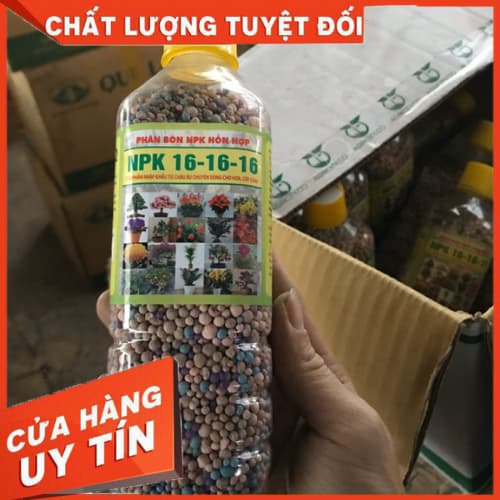 Phân bón NPK 16-16-16 Nhập khẩu Đức Chai 500gr