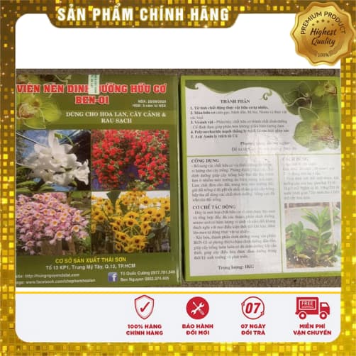 Viên nén dinh dưỡng hữu cơ BEN-01- HÙNG NGUYỄN GÓI 1KG